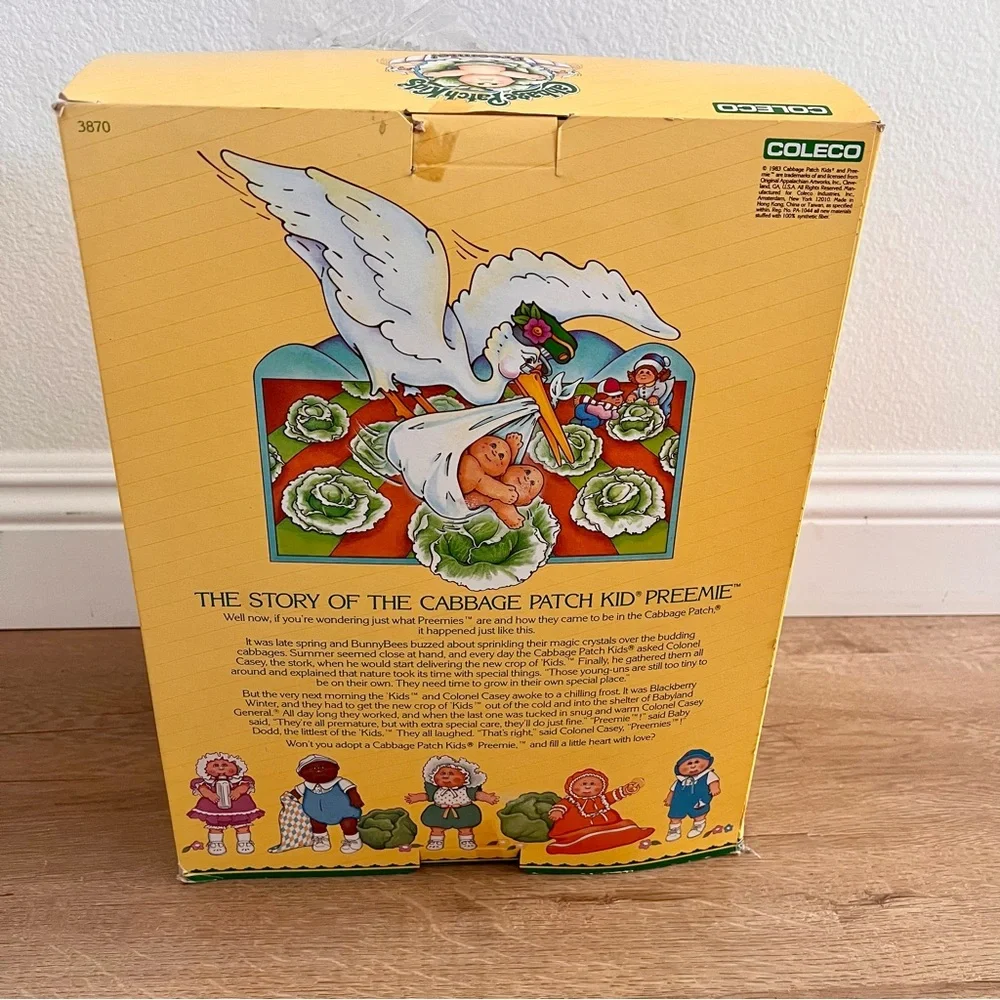 Vintage‎ RARE 1985 Coleco Cabbage Patch Kids In Box W/Certificate Helena Kirstie